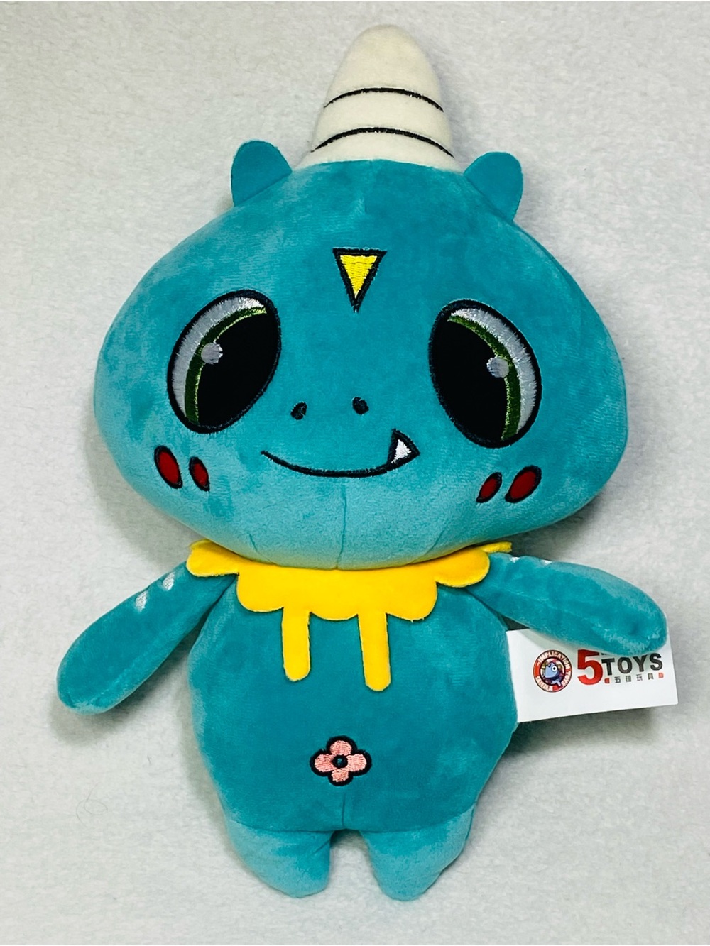 10” Implications Toys Import Kawaii Cute Gatcha Blue Horned Anime Monster Plush